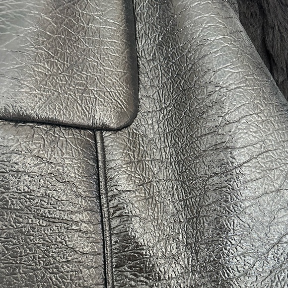 XS, XXS Armani Exchange A-Line Faux Fur Jacket - Picture 8 of 12